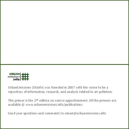 Primer on Source Apportionment