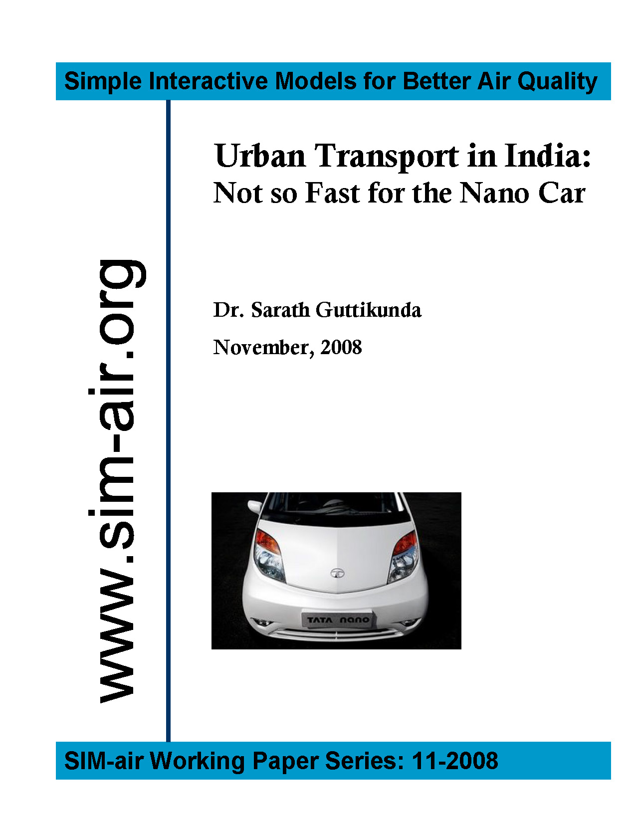 SIM-air Working Paper Series